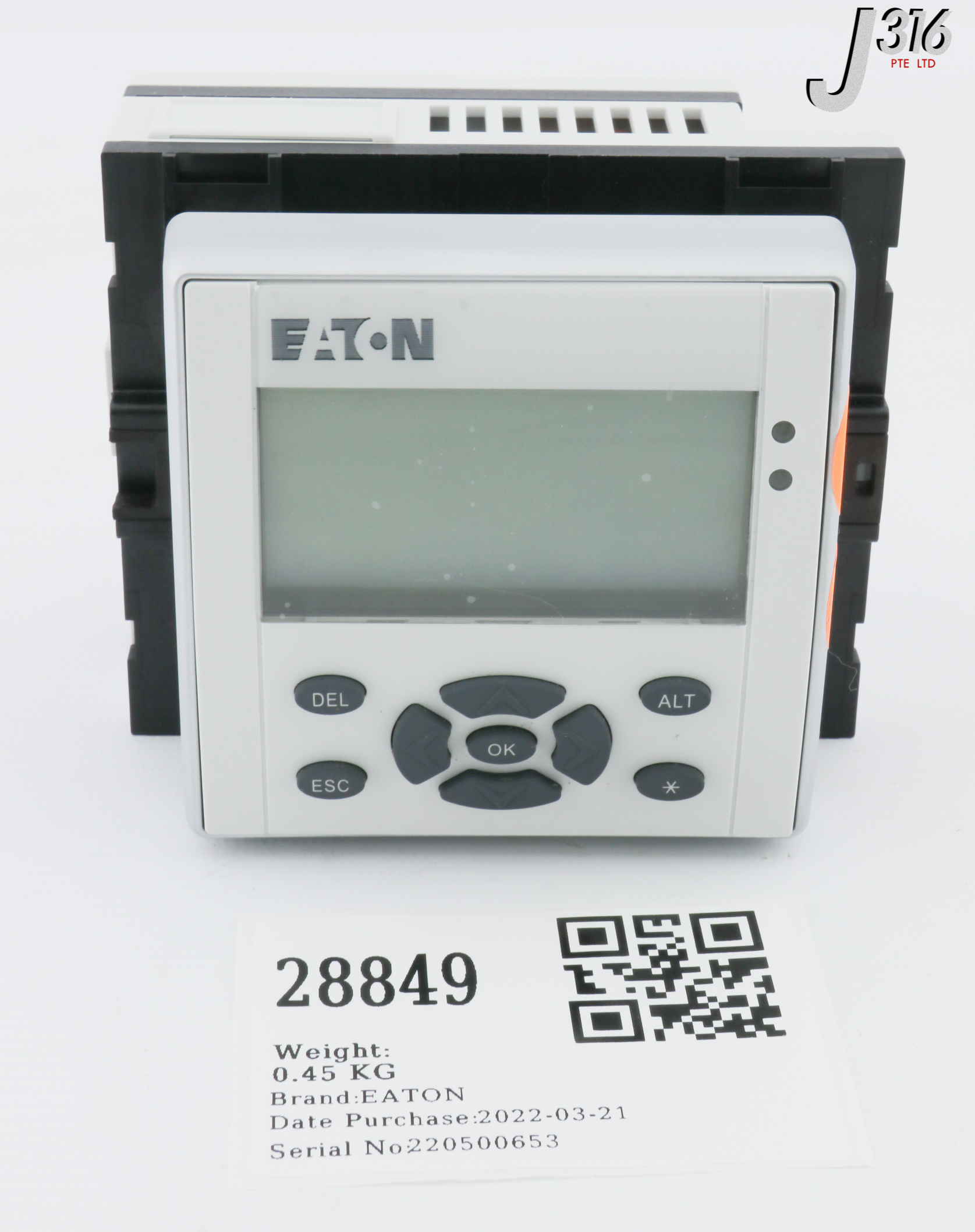 28849 EATON CONTROL MODULE W/ MULTIFUNCTION DISPLAY MFD-80-B & I/O ...